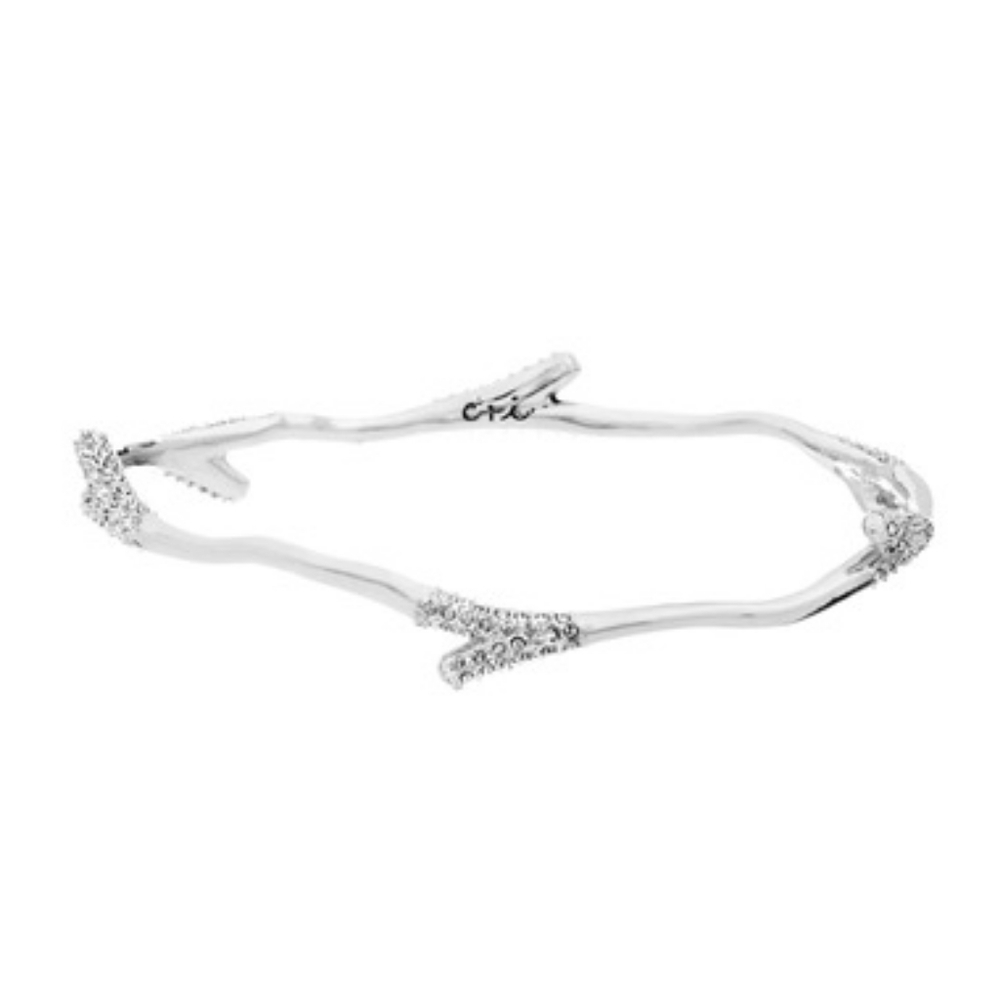 Chloe & Isabel Silver tone Pavé Branch Bangle